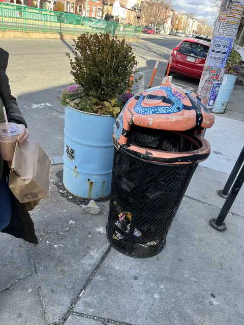 The most stylish trash can on the block!